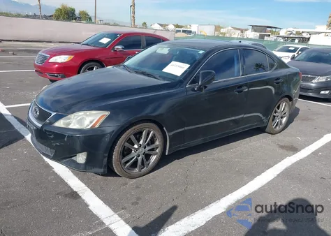 2008 Lexus Is 250 z USA, uszkodzony, nr VIN JTHBK262082075027